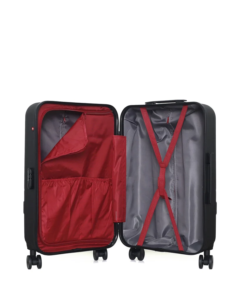SWISS KOPPER – 2er-Pack – Mittelgroßer Koffer und Handgepäck USTER