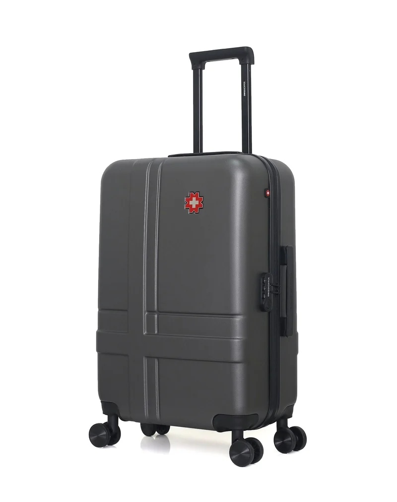 SWISS KOPPER – 2er-Pack – Mittelgroßer Koffer und Handgepäck USTER