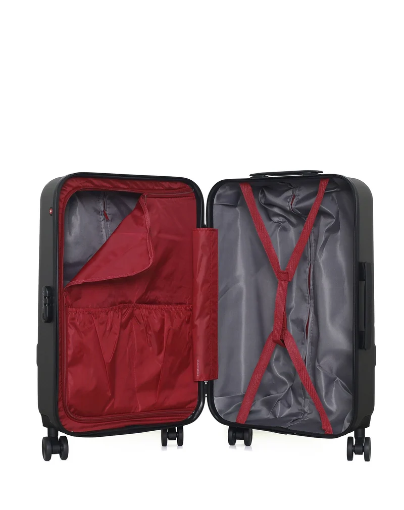 SWISS KOPPER – 2er-Pack – Mittelgroßer Koffer und Handgepäck USTER