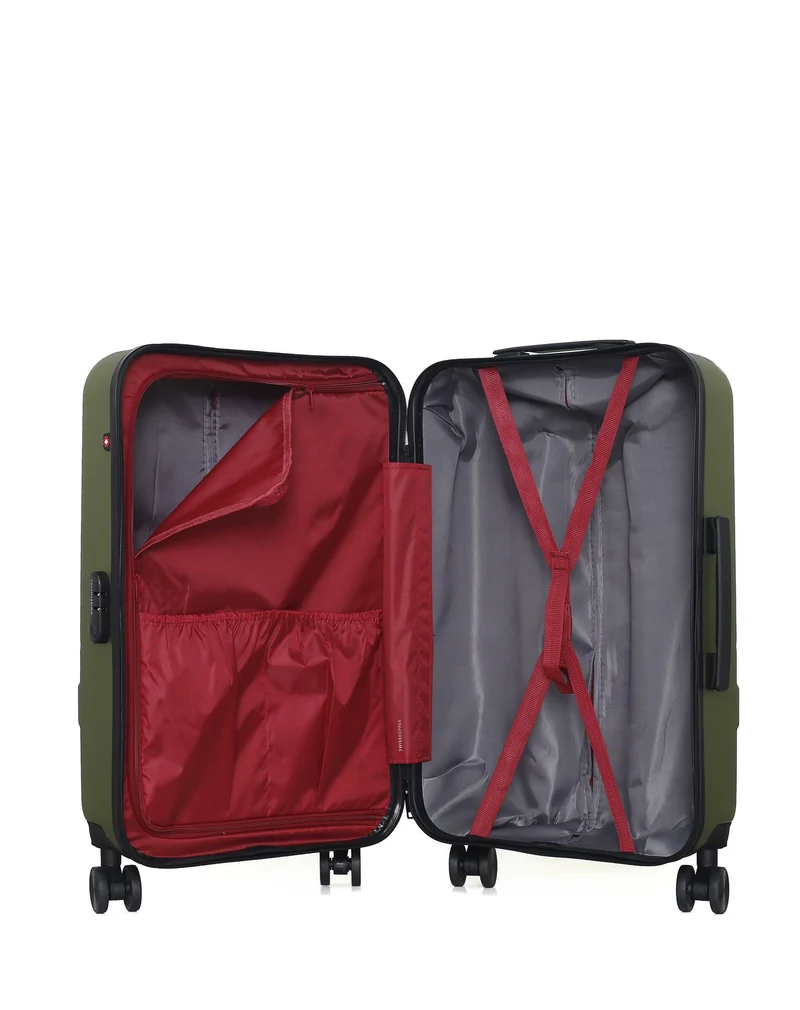 SWISS KOPPER – 2er-Pack – Mittelgroßer Koffer und Handgepäck USTER