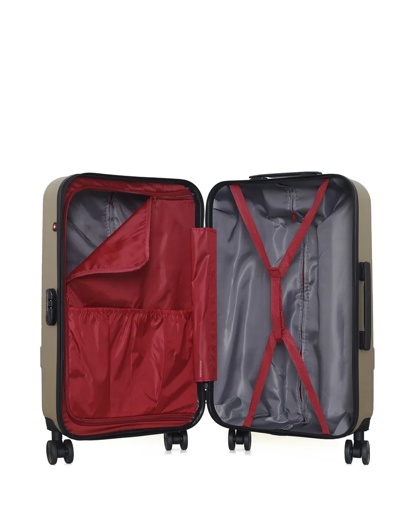 SWISS KOPPER – 2er-Pack – Mittelgroßer Koffer und Handgepäck USTER