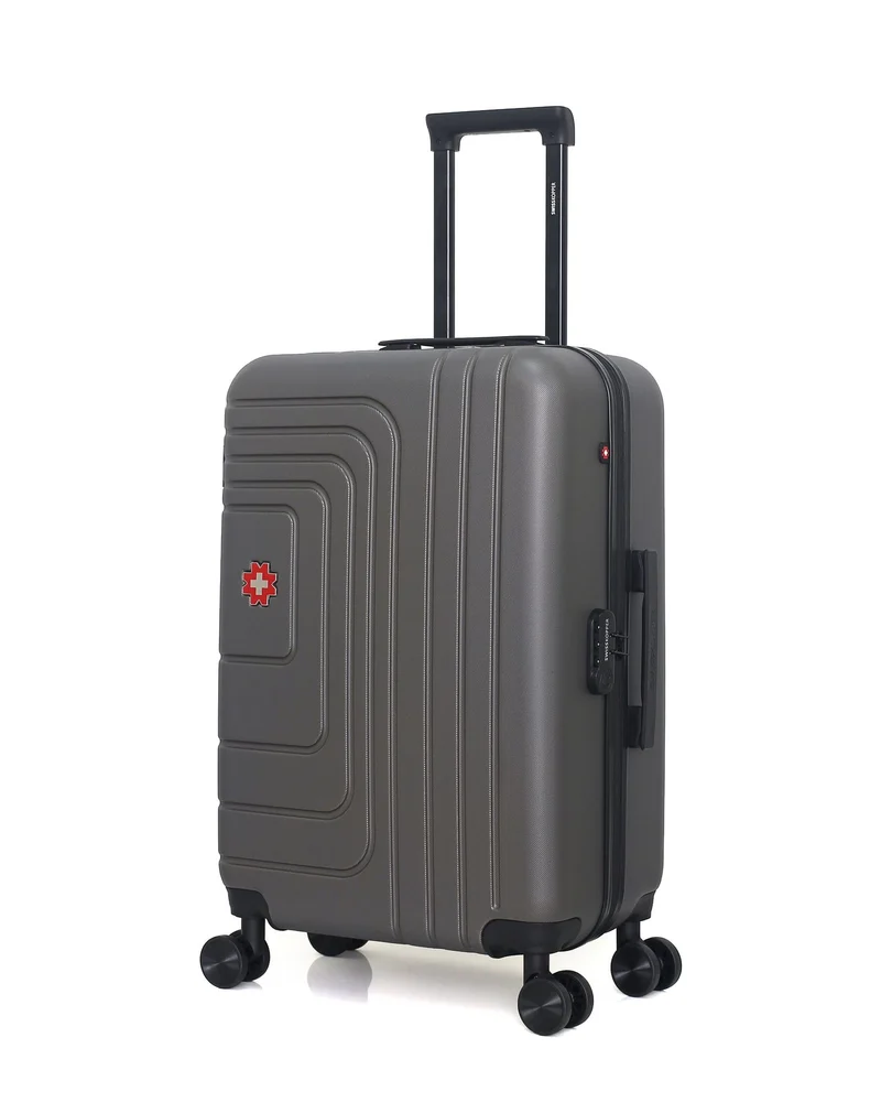 SWISS KOPPER – 2er-Pack – Mittelgroßer Koffer und Handgepäck RUTI