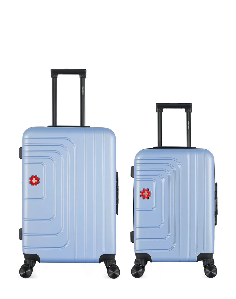 SWISS KOPPER – 2er-Pack – Mittelgroßer Koffer und Handgepäck RUTI