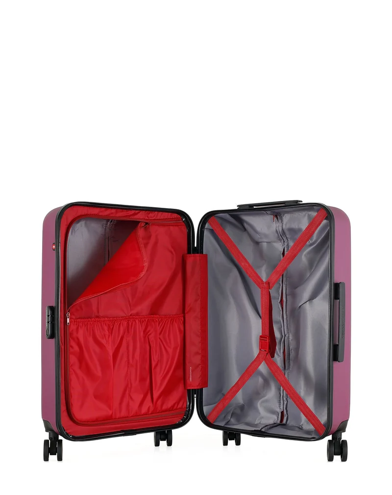 SWISS KOPPER – 2er-Pack – Mittelgroßer Koffer und Handgepäck RUTI