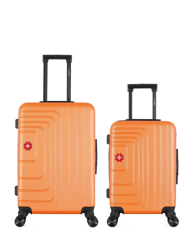 SWISS KOPPER – 2er-Pack – Mittelgroßer Koffer und Handgepäck RUTI