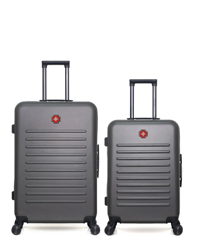 SWISS KOPPER – 2er-Pack – Großer Koffer und mittelgroßer Koffer WIL