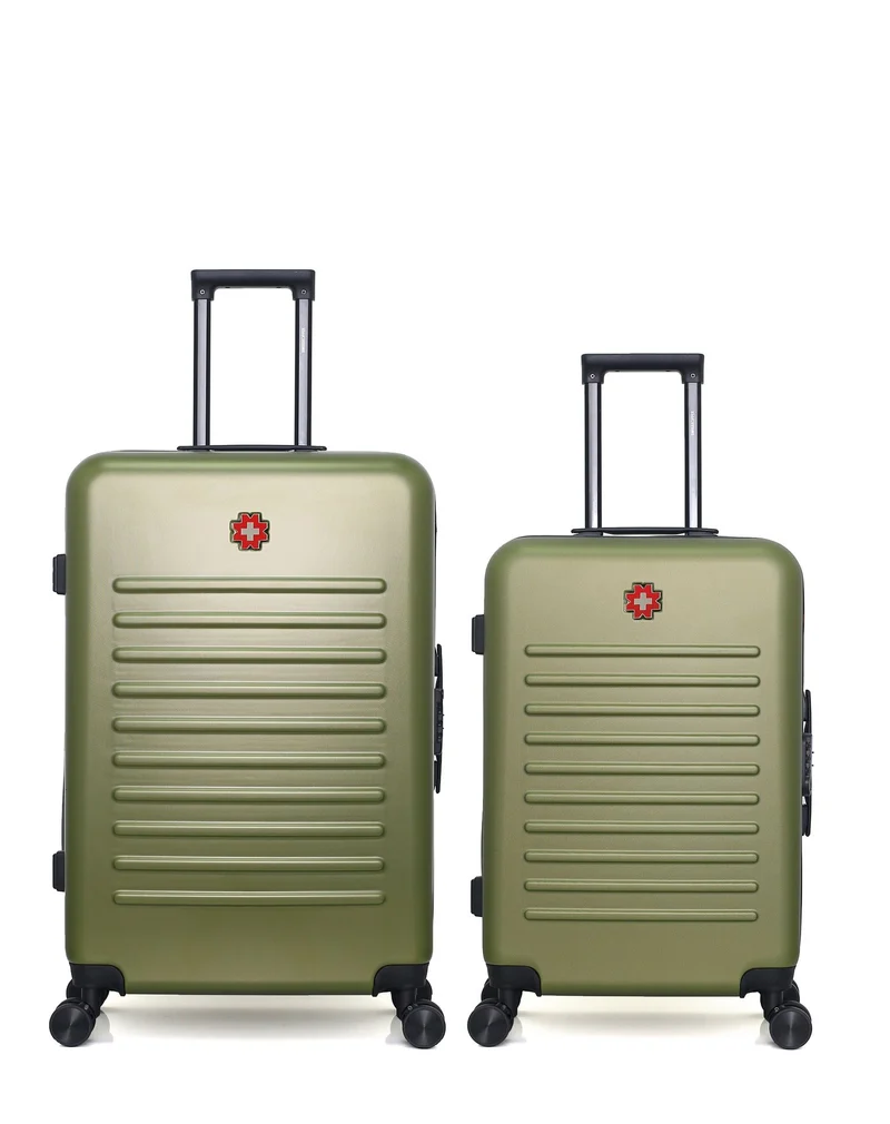 SWISS KOPPER – 2er-Pack – Großer Koffer und mittelgroßer Koffer WIL