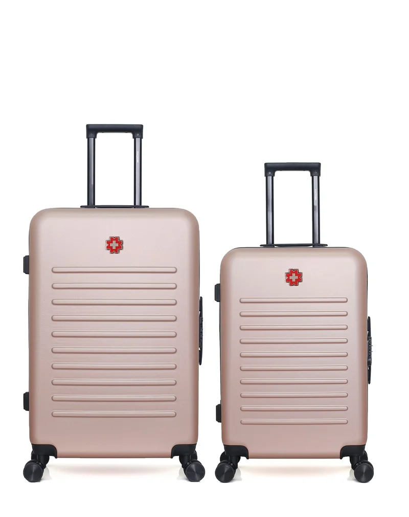 SWISS KOPPER – 2er-Pack – Großer Koffer und mittelgroßer Koffer WIL