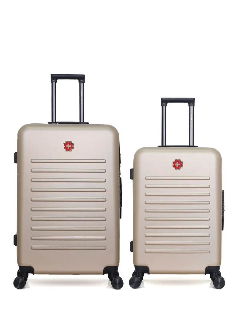 SWISS KOPPER – 2er-Pack – Großer Koffer und mittelgroßer Koffer WIL