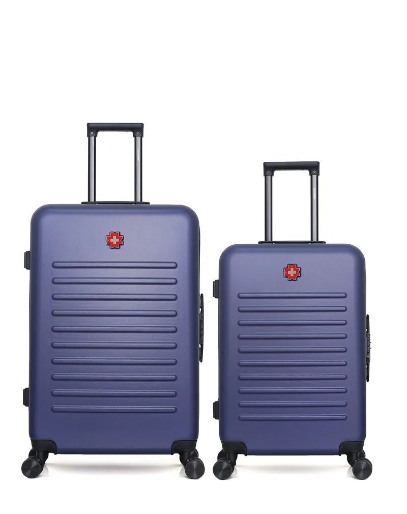 SWISS KOPPER – 2er-Pack – Großer Koffer und mittelgroßer Koffer WIL