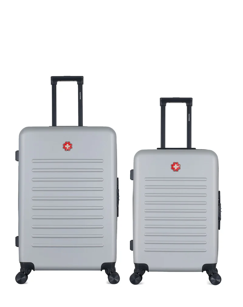 SWISS KOPPER – 2er-Pack – Großer Koffer und mittelgroßer Koffer WIL