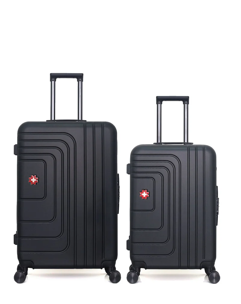 SWISS KOPPER – 2er-Pack – Großer Koffer und mittelgroßer Koffer RUTI