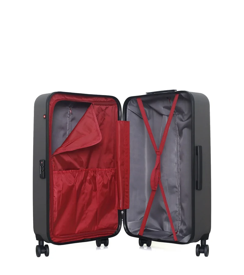 SWISS KOPPER – 2er-Pack – Großer Koffer und mittelgroßer Koffer RUTI