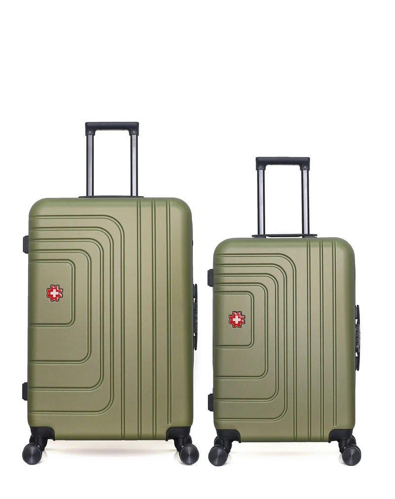 SWISS KOPPER – 2er-Pack – Großer Koffer und mittelgroßer Koffer RUTI