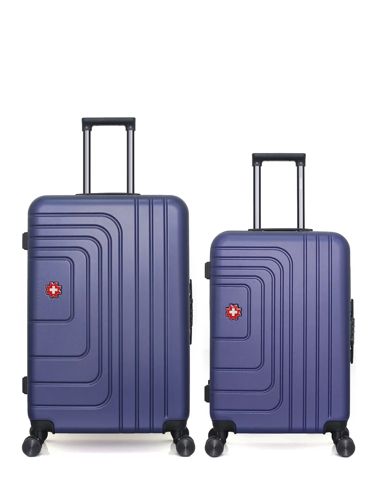 SWISS KOPPER – 2er-Pack – Großer Koffer und mittelgroßer Koffer RUTI
