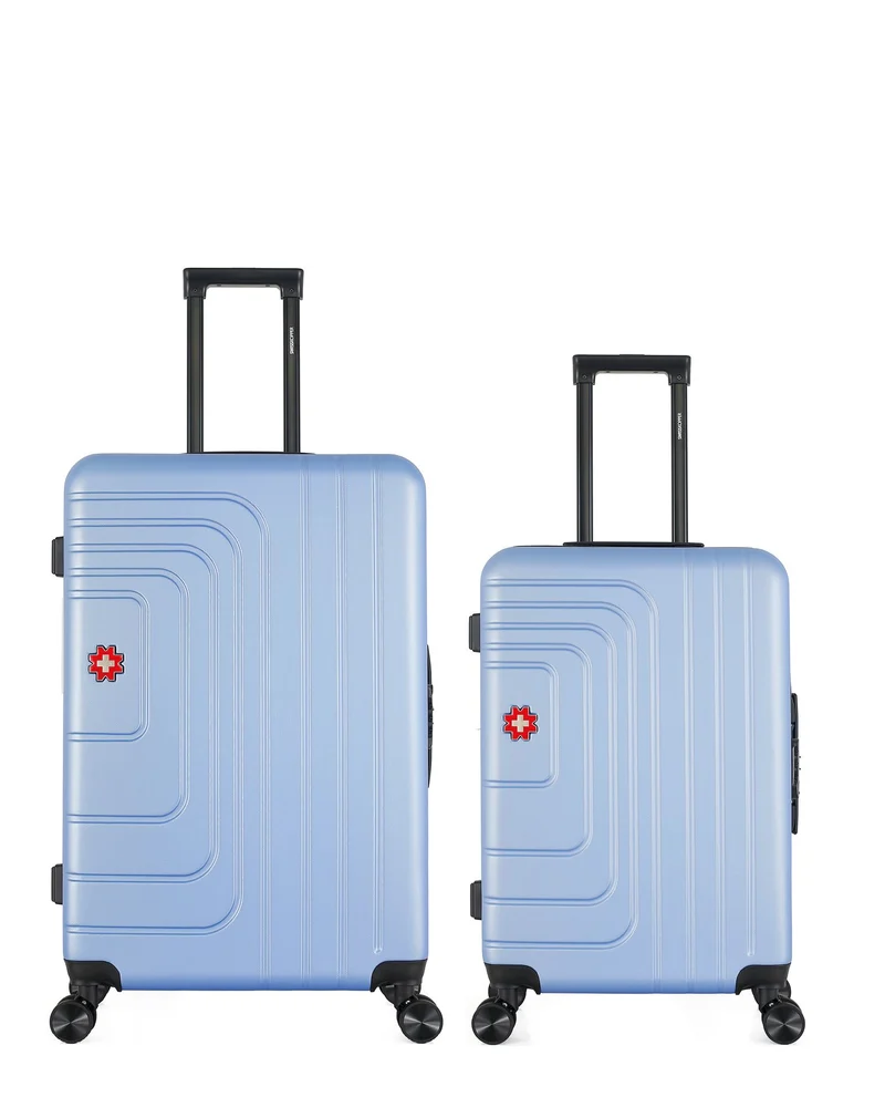 SWISS KOPPER – 2er-Pack – Großer Koffer und mittelgroßer Koffer RUTI