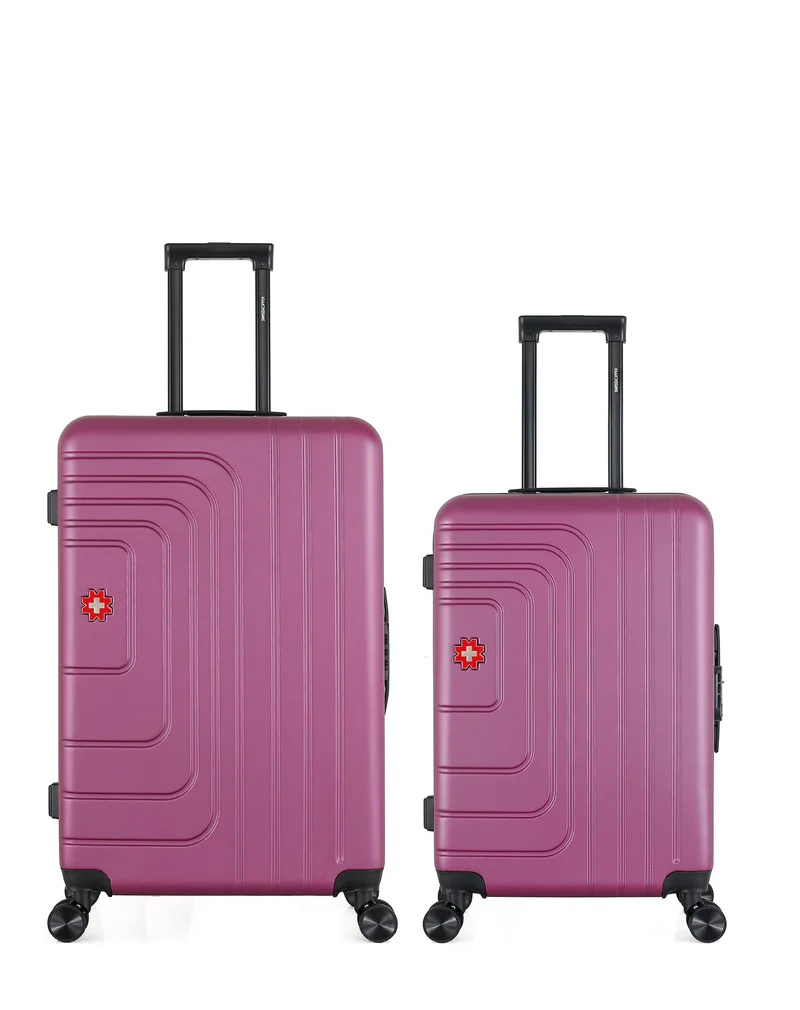SWISS KOPPER – 2er-Pack – Großer Koffer und mittelgroßer Koffer RUTI
