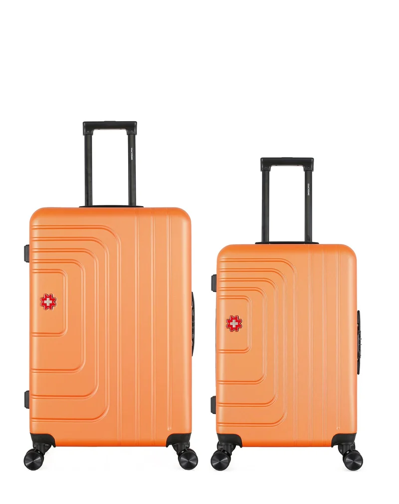 SWISS KOPPER – 2er-Pack – Großer Koffer und mittelgroßer Koffer RUTI