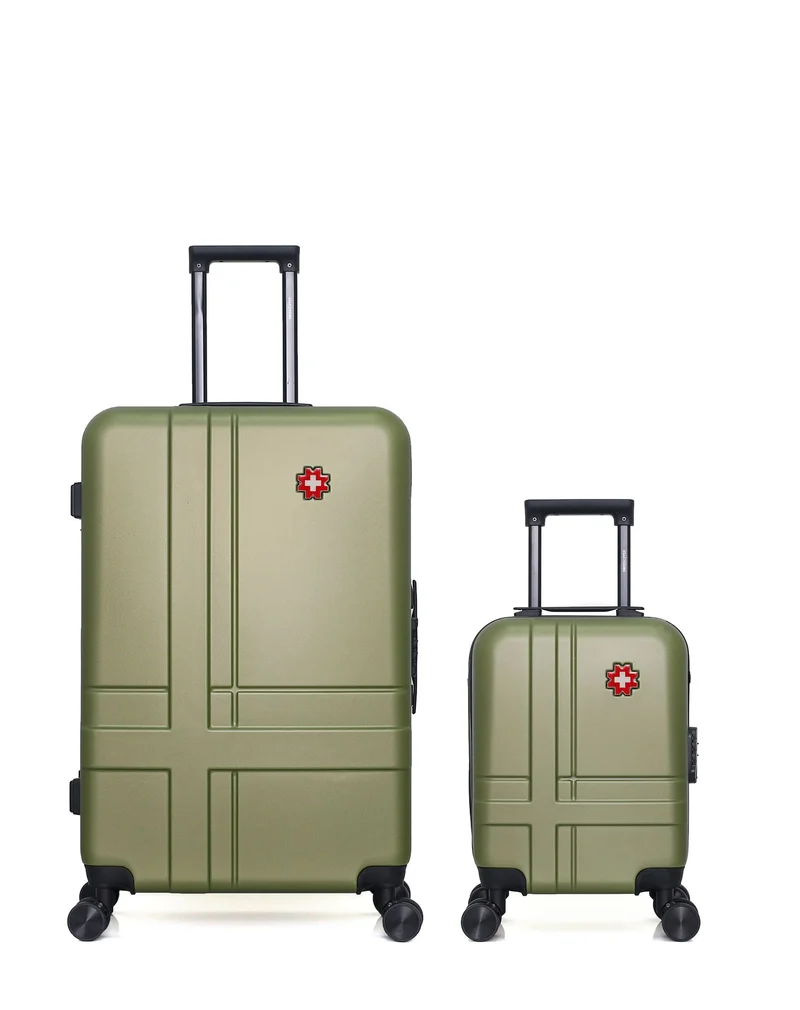 SWISS KOPPER – 2er-Pack – Großer Koffer und Handgepäck XXS USTER