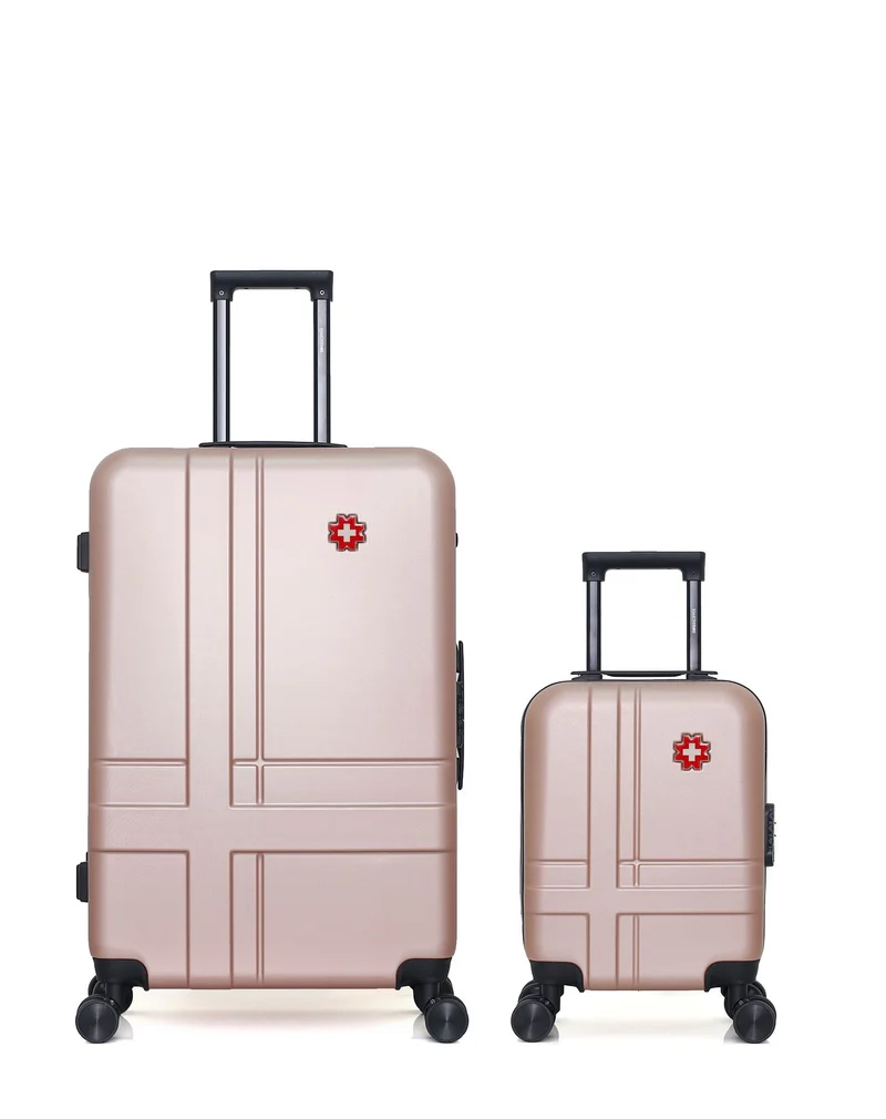 SWISS KOPPER – 2er-Pack – Großer Koffer und Handgepäck XXS USTER