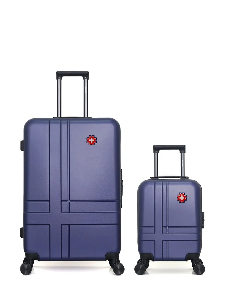 SWISS KOPPER – 2er-Pack – Großer Koffer und Handgepäck XXS USTER