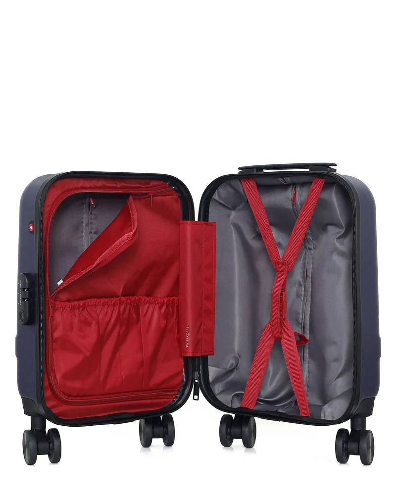 SWISS KOPPER – 2er-Pack – Großer Koffer und Handgepäck XXS USTER