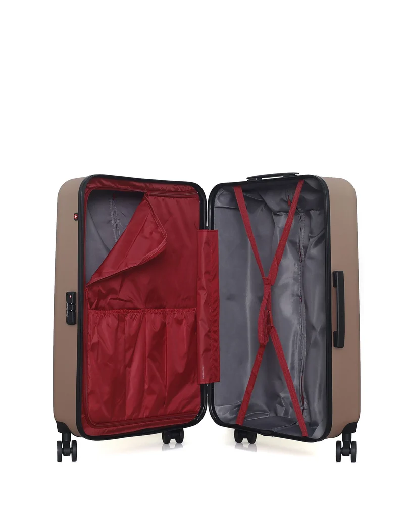 SWISS KOPPER – 2er-Pack – Großer Koffer und Handgepäck XXS RUTI