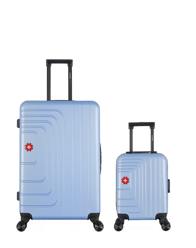 SWISS KOPPER – 2er-Pack – Großer Koffer und Handgepäck XXS RUTI
