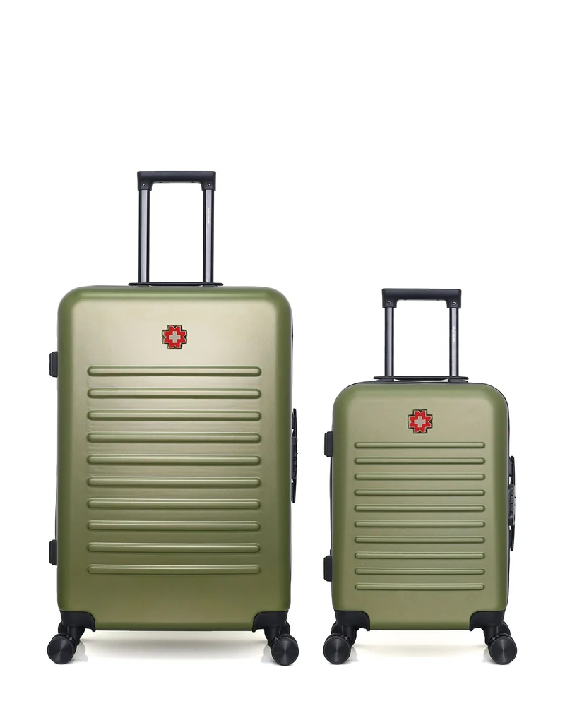 SWISS KOPPER – 2er-Pack – Großer Koffer und Handgepäck WIL