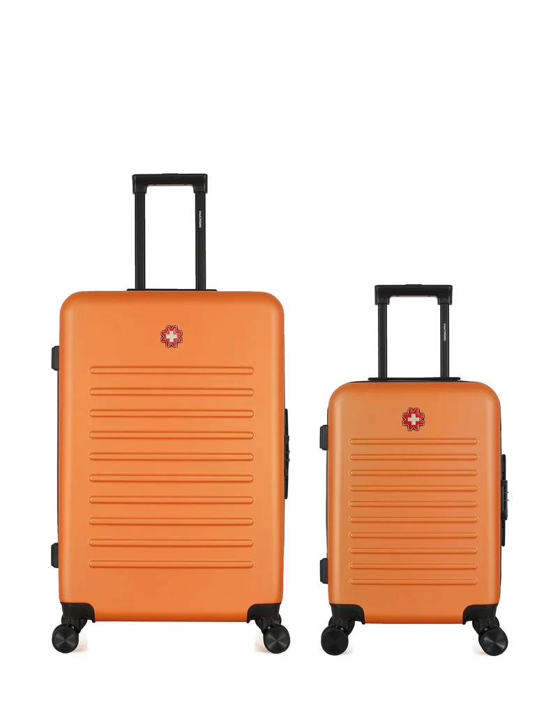 SWISS KOPPER – 2er-Pack – Großer Koffer und Handgepäck WIL