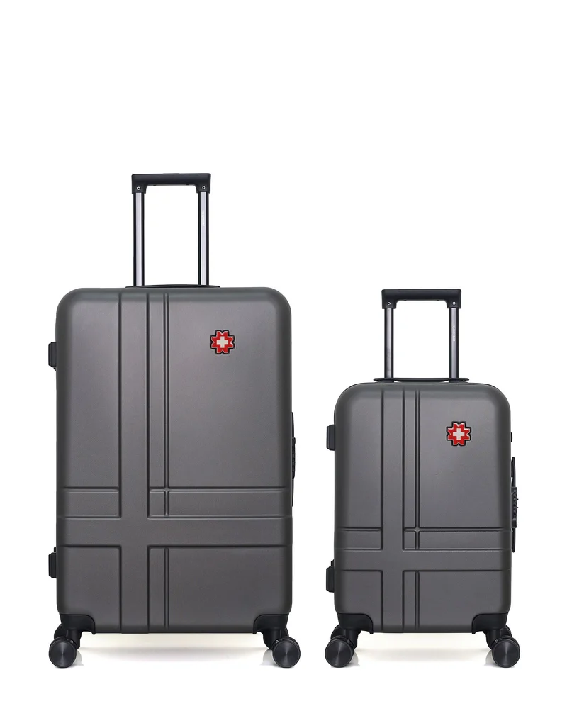 SWISS KOPPER – 2er-Pack – Großer Koffer und Handgepäck USTER