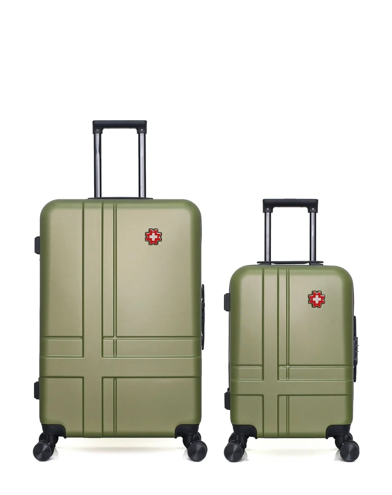 SWISS KOPPER – 2er-Pack – Großer Koffer und Handgepäck USTER
