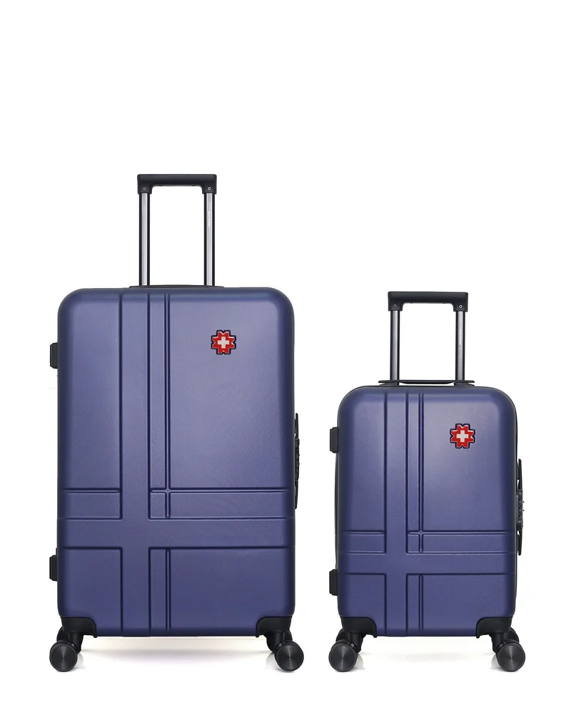 SWISS KOPPER – 2er-Pack – Großer Koffer und Handgepäck USTER