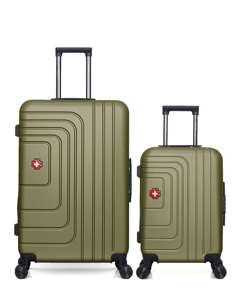 SWISS KOPPER – 2er-Pack – Großer Koffer und Handgepäck RUTI