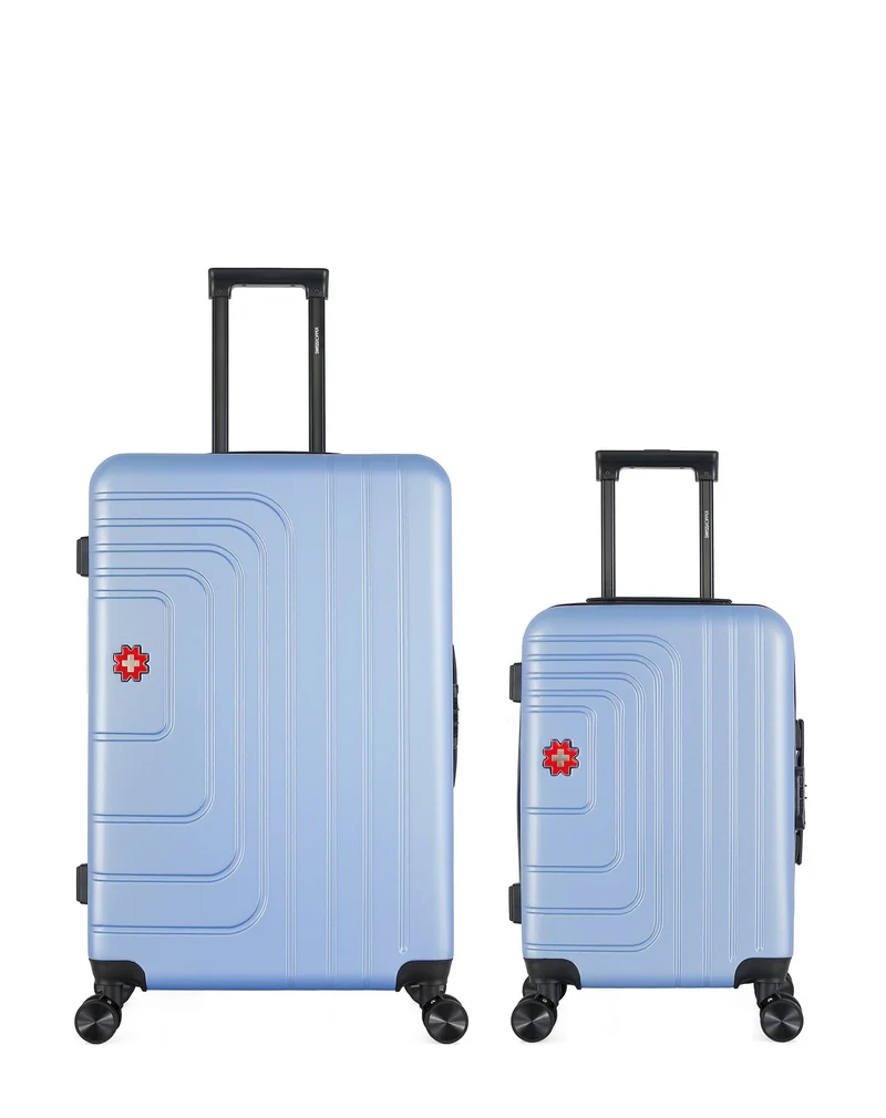 SWISS KOPPER – 2er-Pack – Großer Koffer und Handgepäck RUTI