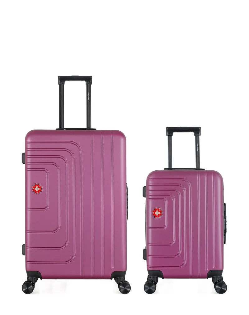 SWISS KOPPER – 2er-Pack – Großer Koffer und Handgepäck RUTI