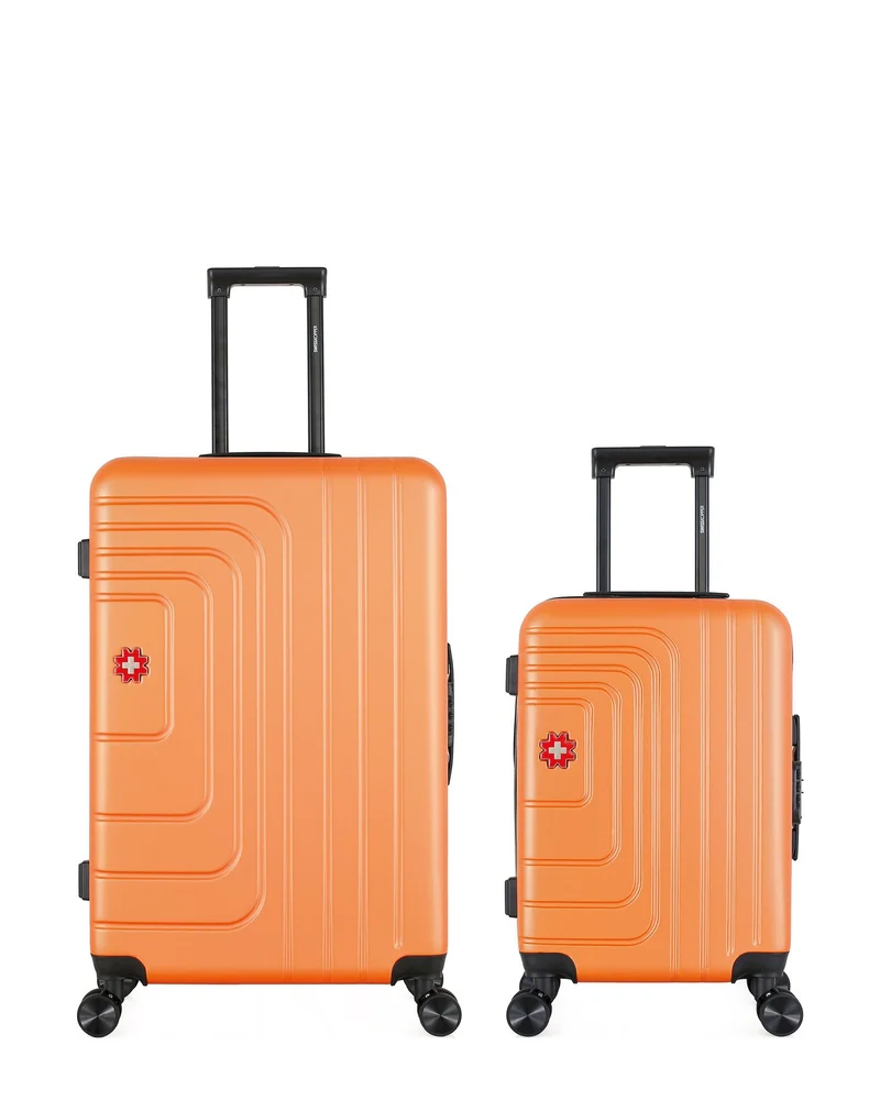 SWISS KOPPER – 2er-Pack – Großer Koffer und Handgepäck RUTI