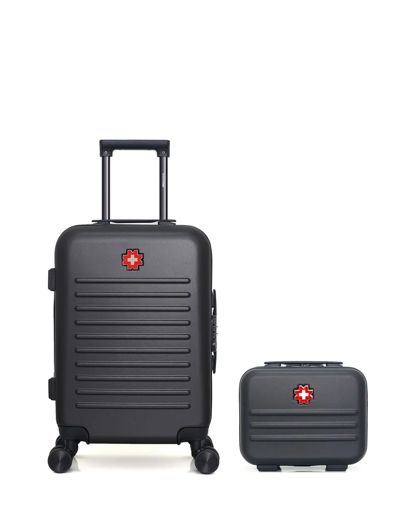 SWISS KOPPER – 2er-Pack – Handgepäck und Kosmetikkoffer WIL