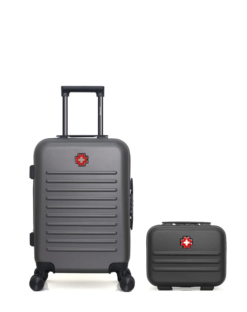 SWISS KOPPER – 2er-Pack – Handgepäck und Kosmetikkoffer WIL