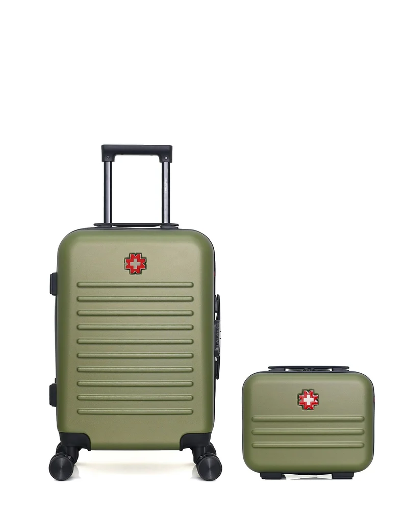 SWISS KOPPER – 2er-Pack – Handgepäck und Kosmetikkoffer WIL