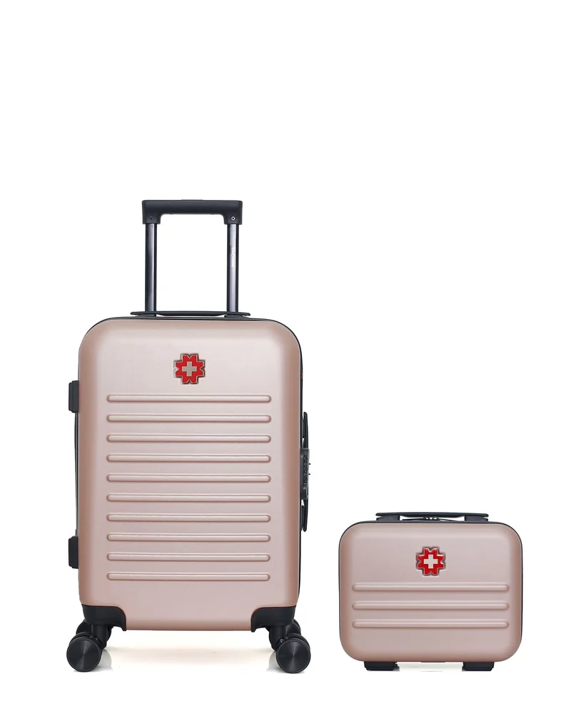 SWISS KOPPER – 2er-Pack – Handgepäck und Kosmetikkoffer WIL