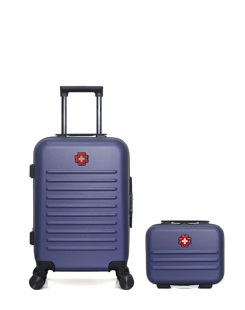 SWISS KOPPER – 2er-Pack – Handgepäck und Kosmetikkoffer WIL