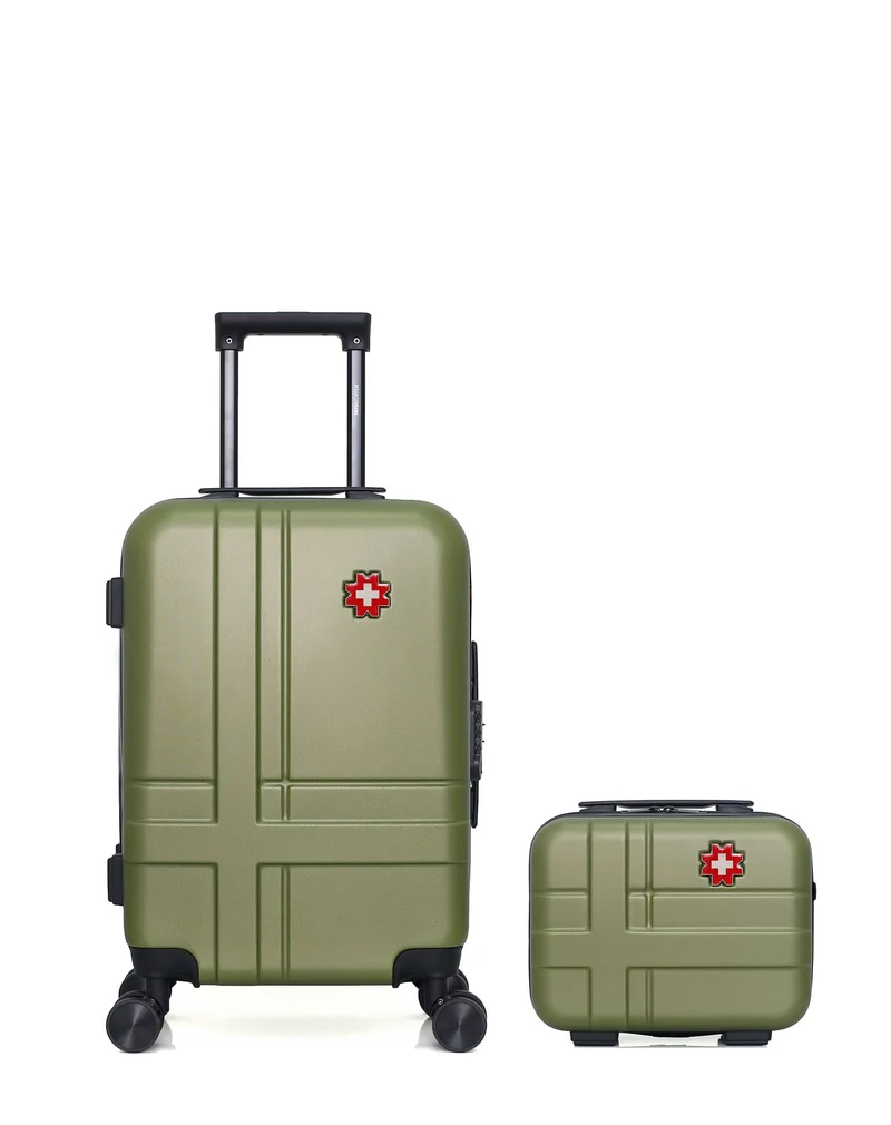 SWISS KOPPER – 2er-Pack – Handgepäck und Kosmetikkoffer USTER
