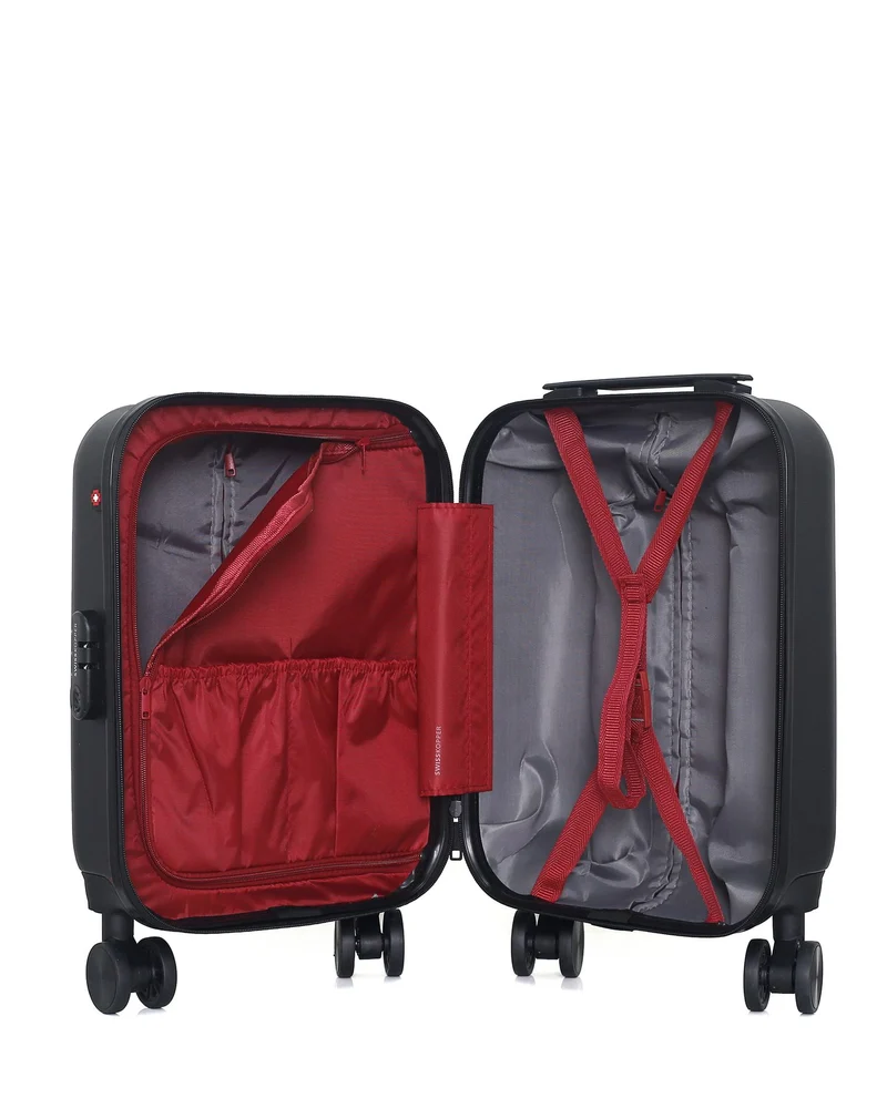 SWISS KOPPER – 2er-Pack – Handgepäck und Kosmetikkoffer RUTI