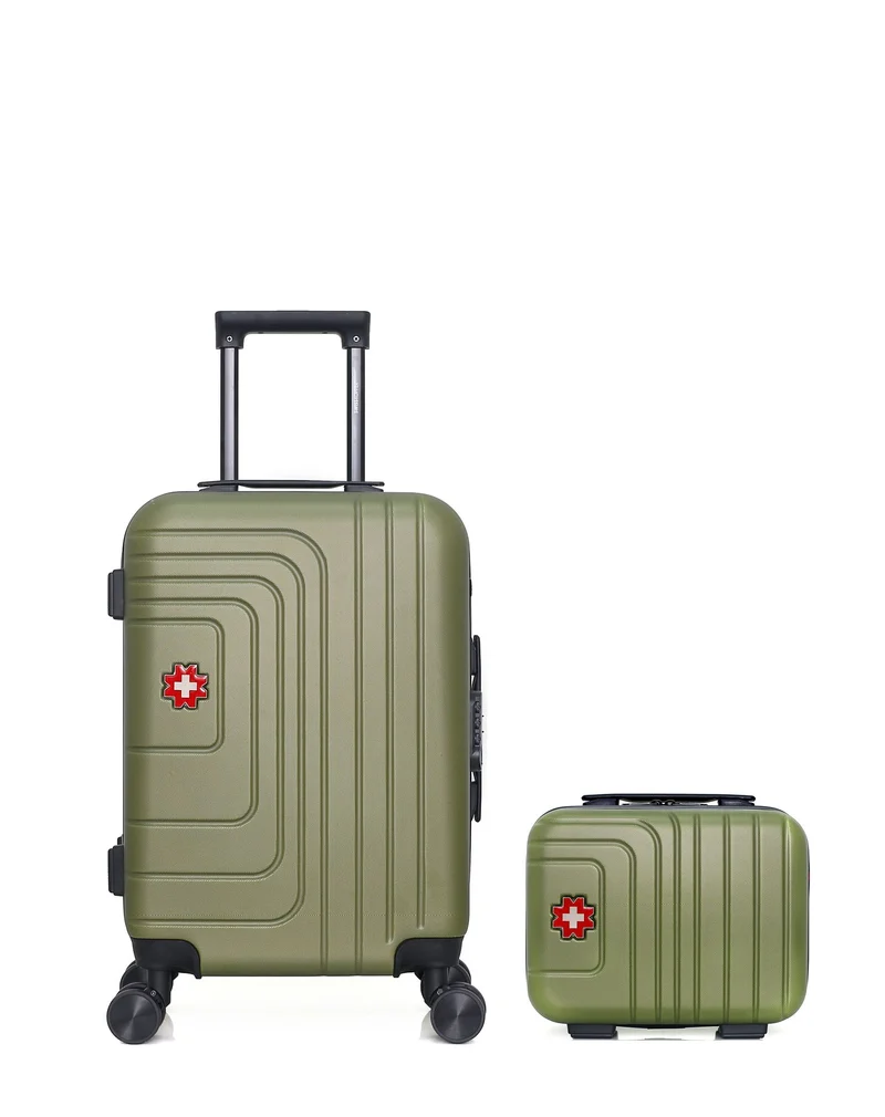 SWISS KOPPER – 2er-Pack – Handgepäck und Kosmetikkoffer RUTI