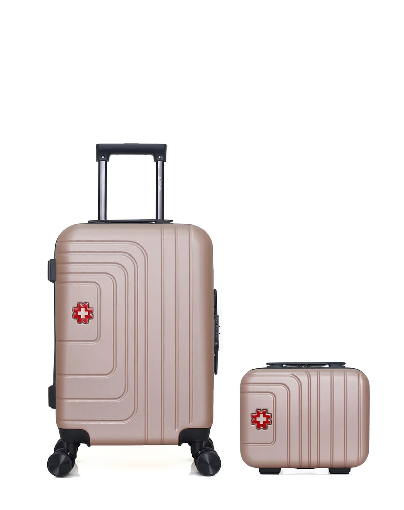 SWISS KOPPER – 2er-Pack – Handgepäck und Kosmetikkoffer RUTI
