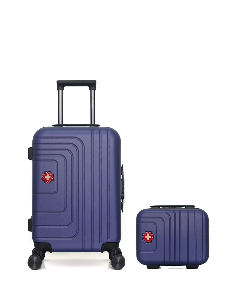 SWISS KOPPER – 2er-Pack – Handgepäck und Kosmetikkoffer RUTI