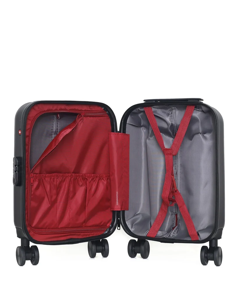 SWISS KOPPER – 2er-Pack – Handgepäck XXS und Kosmetikkoffer WIL