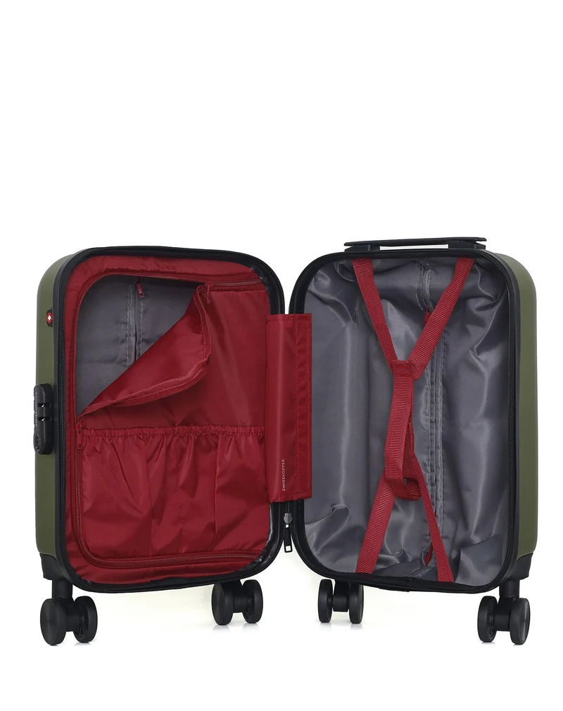 SWISS KOPPER – 2er-Pack – Handgepäck XXS und Kosmetikkoffer WIL