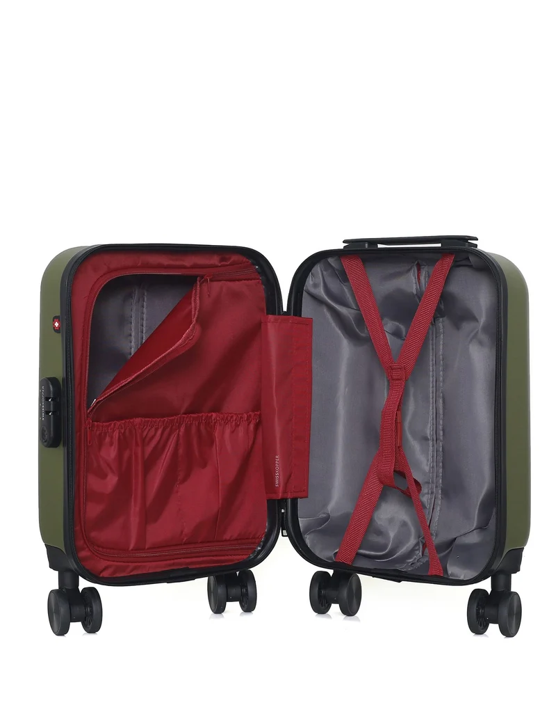 SWISS KOPPER – 2er-Pack – Handgepäck XXS und Kosmetikkoffer RUTI